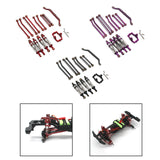 Maxbell RC Metal Shock Absorber with Pull Rod DIY Spare Parts for 1:18 Crawler Model Red