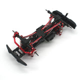 Maxbell RC Metal Shock Absorber with Pull Rod DIY Spare Parts for 1:18 Crawler Model Red