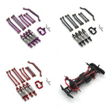 Maxbell RC Metal Shock Absorber with Pull Rod DIY Spare Parts for 1:18 Crawler Model Red