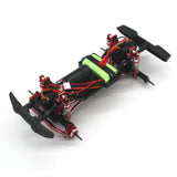 Maxbell RC Metal Shock Absorber with Pull Rod DIY Spare Parts for 1:18 Crawler Model Red