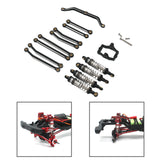 Maxbell RC Metal Shock Absorber with Pull Rod DIY Spare Parts for 1:18 Crawler Model Black