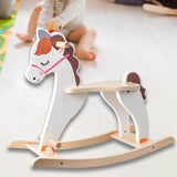 Maxbell Rocking Horse Rocking Animal Baby Wooden Ride on Toy for Baby Boys Girls Child