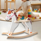 Maxbell Rocking Horse Rocking Animal Baby Wooden Ride on Toy for Baby Boys Girls Child