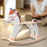 Maxbell Rocking Horse Rocking Animal Baby Wooden Ride on Toy for Baby Boys Girls Child