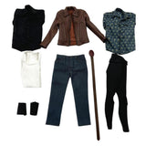 Maxbell 9 Pieces 1/6 Scale Male Clothes Suit Jacket Pants for 12" Male Action Figure
