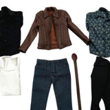 Maxbell 9 Pieces 1/6 Scale Male Clothes Suit Jacket Pants for 12" Male Action Figure