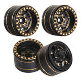 Maxbell 4 Pieces Wheel Rims Professional 1 inch for 1:8 SCX24 RC Crawler Car Vehicle