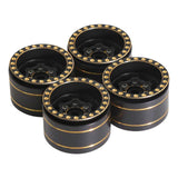 Maxbell 4 Pieces Wheel Rims Professional 1 inch for 1:8 SCX24 RC Crawler Car Vehicle
