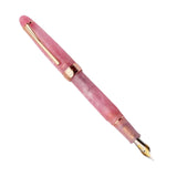 Maxbell Piston Fountain Pen Ef0.5mm Acrylic Piston Filling Pen for Signatures Writing pink