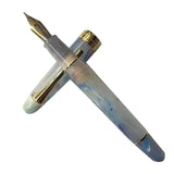 Maxbell Piston Fountain Pen Ef0.5mm Acrylic Piston Filling Pen for Signatures Writing colorful