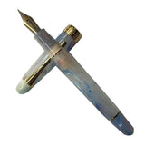 Maxbell Piston Fountain Pen Ef0.5mm Acrylic Piston Filling Pen for Signatures Writing colorful