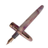 Maxbell Piston Fountain Pen Ef0.5mm Acrylic Piston Filling Pen for Signatures Writing red