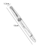 Maxbell Piston Fountain Pen Ef0.5mm Acrylic Piston Filling Pen for Signatures Writing red