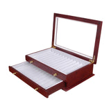 Maxbell 2 Layer Pen Display Box with Drawer Pen Organizer Box for Holiday Party Desk