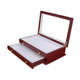 Maxbell 2 Layer Pen Display Box with Drawer Pen Organizer Box for Holiday Party Desk