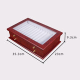 Maxbell 2 Layer Pen Display Box with Drawer Pen Organizer Box for Holiday Party Desk