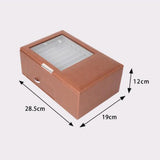 Maxbell 2 Layer Pen Display Case Desk Storage Box for Office Supplies Office Counter Black