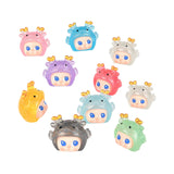 Maxbell 10 Pieces Luminous Mini Figurines Sculptures for Bedroom Living Room Desktop Dragon
