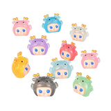 Maxbell 10 Pieces Luminous Mini Figurines Sculptures for Bedroom Living Room Desktop Dragon