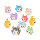 Maxbell 10 Pieces Luminous Mini Figurines Sculptures for Bedroom Living Room Desktop Dragon