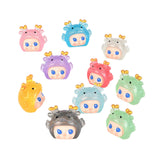 Maxbell 10 Pieces Luminous Mini Figurines Sculptures for Bedroom Living Room Desktop Dragon