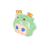 Maxbell 10 Pieces Luminous Mini Figurines Sculptures for Bedroom Living Room Desktop Dragon