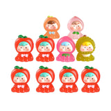 Maxbell 10 Pieces Luminous Mini Figurines Sculptures for Bedroom Living Room Desktop Fruit