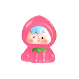 Maxbell 10 Pieces Luminous Mini Figurines Sculptures for Bedroom Living Room Desktop Fruit