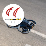 Maxbell Drone Gimbal Bumper Lens Safe Bumper Drone Accessories for Drone Accessories red
