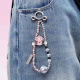 Maxbell Cartoon Keychain Hanging Decorative Cute Keyring for Handbag Women Traveling