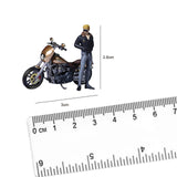 Maxbell 1/64 Scale Locomotive Man Figure Miniature Painted Figure for Diorama Layout