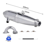 Maxbell RC Car Exhaust Pipe Stable Accessories Easy to Install Spare Part for 1/8 RC