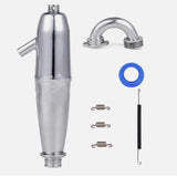 Maxbell RC Car Exhaust Pipe Stable Accessories Easy to Install Spare Part for 1/8 RC