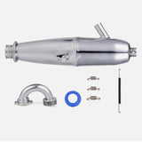 Maxbell RC Car Exhaust Pipe Stable Accessories Easy to Install Spare Part for 1/8 RC