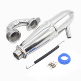 Maxbell RC Car Exhaust Pipe Stable Accessories Easy to Install Spare Part for 1/8 RC