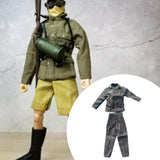 Maxbell 1/6 Scale Figure Doll Clothes Jacket and Pants Mini for 12 inch Male Figures