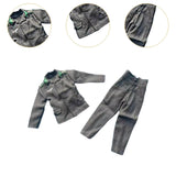 Maxbell 1/6 Scale Figure Doll Clothes Jacket and Pants Mini for 12 inch Male Figures