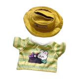 Maxbell 15 cm Plush Duck Clothes Duck Stuffed Animals Clothes Cute Soft Doll Outifit Yellow