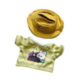 Maxbell 15 cm Plush Duck Clothes Duck Stuffed Animals Clothes Cute Soft Doll Outifit Yellow