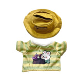 Maxbell 15 cm Plush Duck Clothes Duck Stuffed Animals Clothes Cute Soft Doll Outifit Yellow