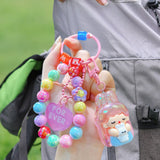 Maxbell Bunny Girl Key Chain Party Favors Bag Pendant for Lovers Girls Birthday Gift Pink