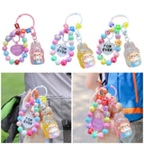 Maxbell Bunny Girl Key Chain Party Favors Bag Pendant for Lovers Girls Birthday Gift Pink