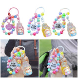 Maxbell Bunny Girl Key Chain Party Favors Bag Pendant for Lovers Girls Birthday Gift Pink