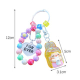 Maxbell Bunny Girl Key Chain Party Favors Bag Pendant for Lovers Girls Birthday Gift Yellow