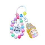 Maxbell Bunny Girl Key Chain Party Favors Bag Pendant for Lovers Girls Birthday Gift Yellow