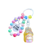 Maxbell Bunny Girl Key Chain Party Favors Bag Pendant for Lovers Girls Birthday Gift Yellow