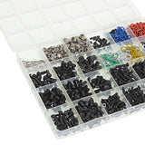 Maxbell RC Screw Kit Upgrade M3 M4 Metal Screws Nuts Box Kit for 1:10 RC Car Crawler