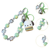Maxbell Cute Beaded Keychain Creative Multifunction Portable Keyring for Women Girls Dog