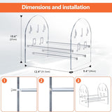 Maxbell Vinyl Record Display Stand Album Storage Holder for Magazines Bedroom Albums