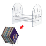 Maxbell Vinyl Record Display Stand Album Storage Holder for Magazines Bedroom Albums